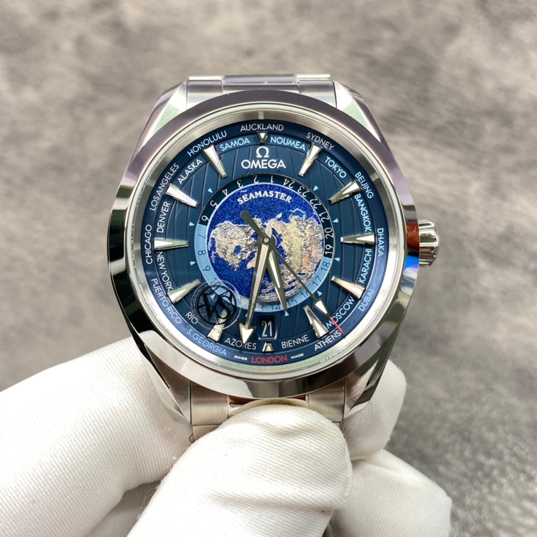 Omega Seamaster Aqua Terra 150M Worldtimer watch