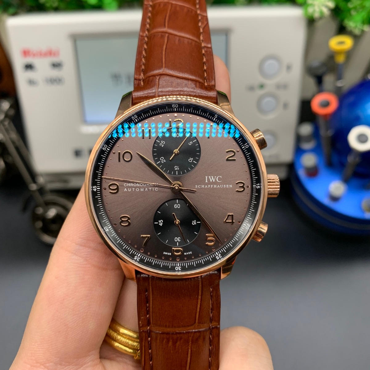 IWC Portuguese Chronograph IW371605 watch view