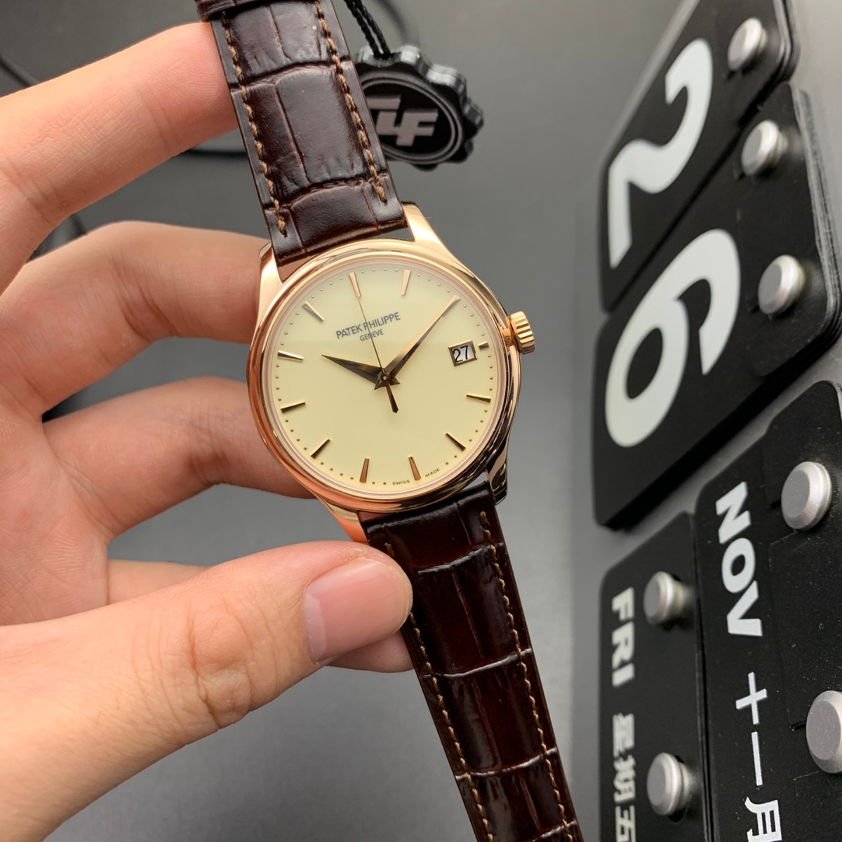 Patek Philippe timepiece presentation view