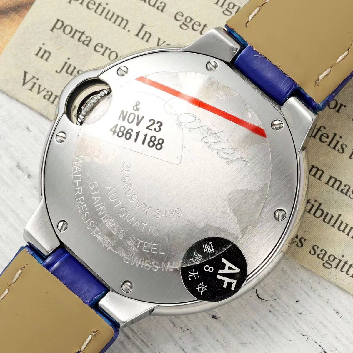 Cartier product side view