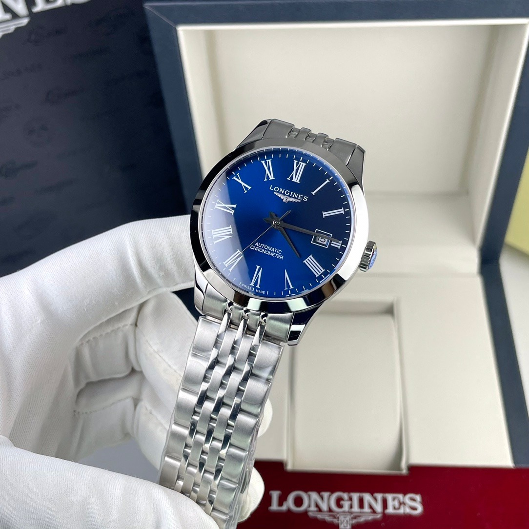 Longines Pioneer Series watch detail view