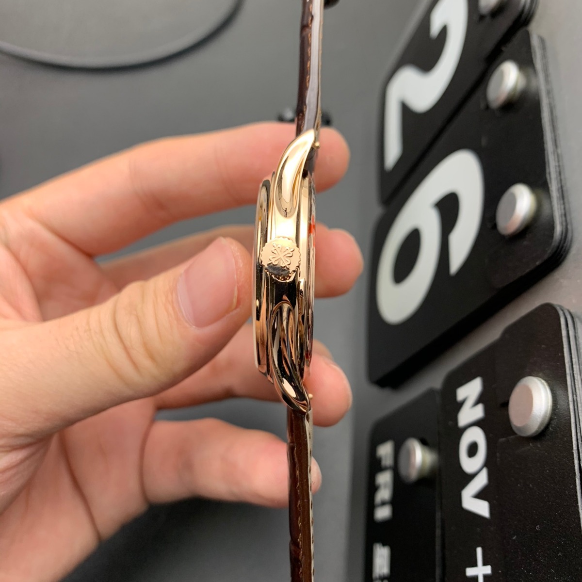Patek Philippe timepiece detailed view