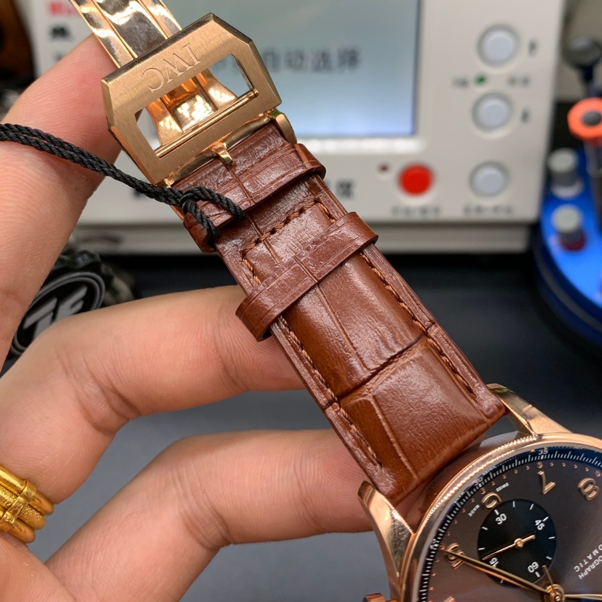 IWC Portuguese Chronograph IW371605 side view
