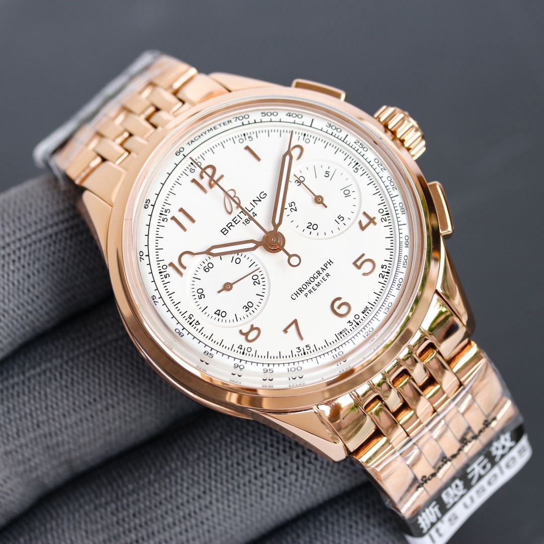Breitling Premier B01 Chronograph 42 18K Rose Gold Version